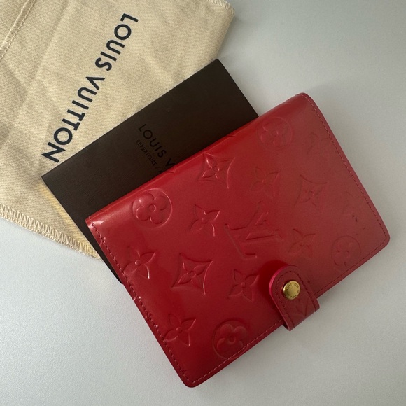 Authentic Louis Vuitton Pink VERNISE Agenda PM - Picture 3 of 12